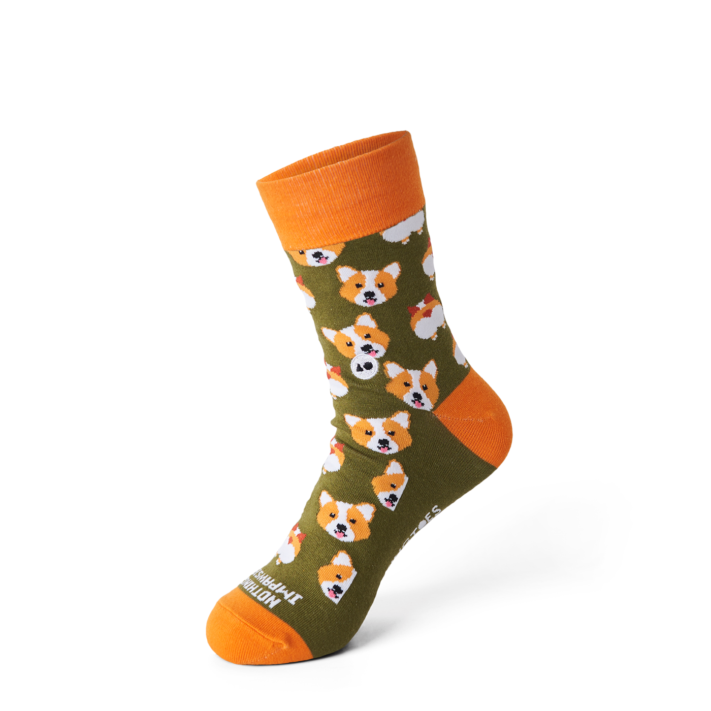 Impawsible Corgi Sock