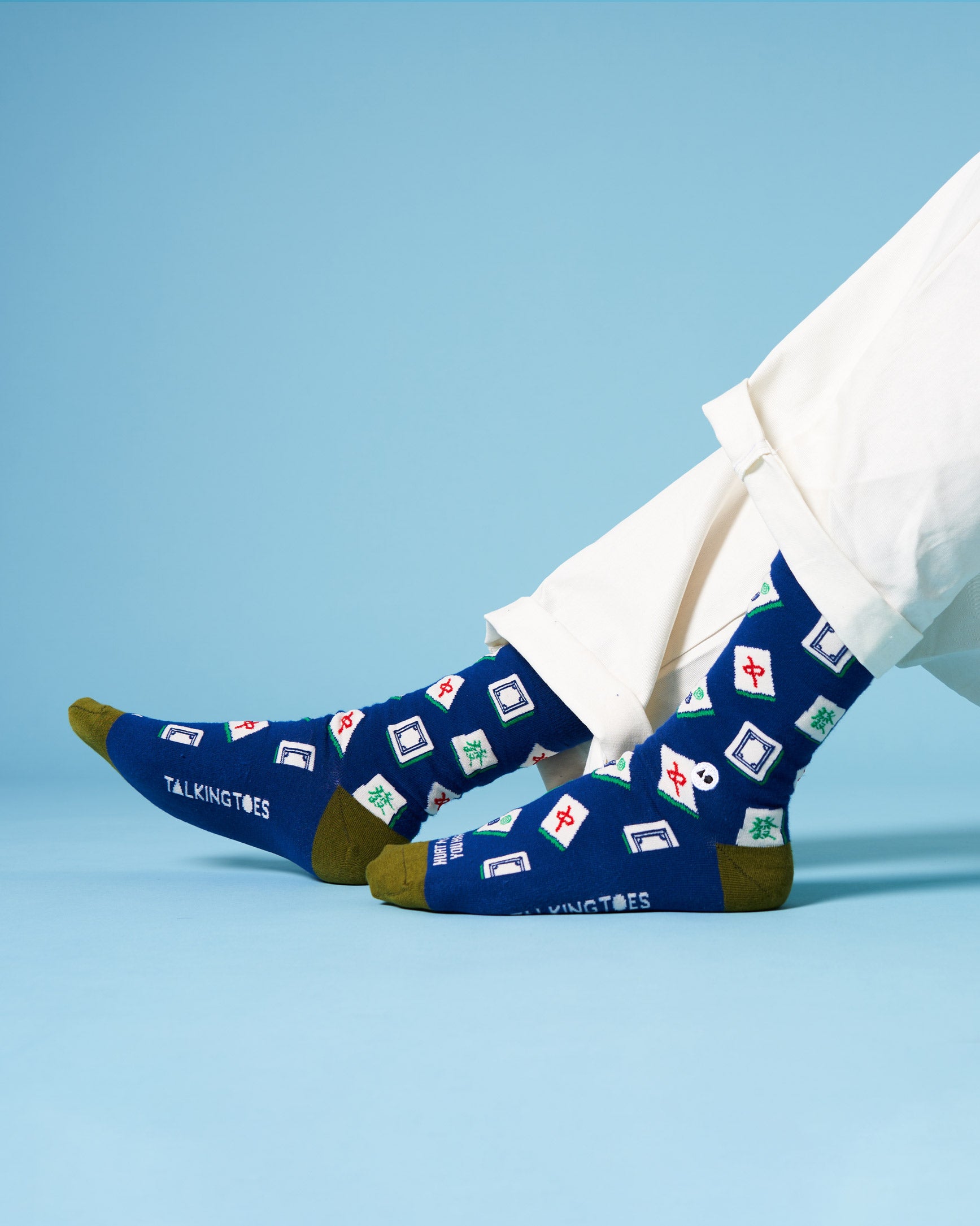 Talking Socks Happy Mahjong Sock – Talking Toes SG